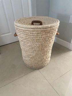 Tall Hamper Laundry Basket with Lid
