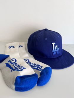LA Cap and Dodgers Socks
