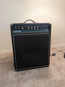 Acoustic b100 bass amp and speaker combo