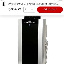 Eco safeCFC&lead-free Air Conditioner dehumidifier Purifier, Like New