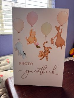 Baby shower sign (Winnie the Pooh)