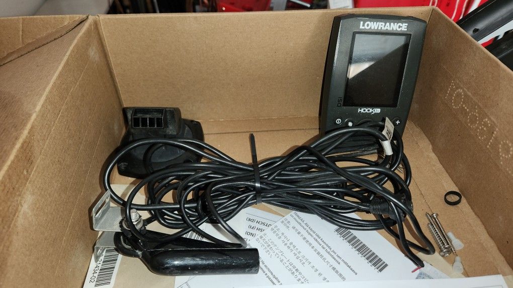 Lowerance Hook Fish Finder.