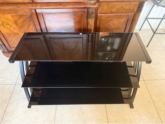 Tv glass stand