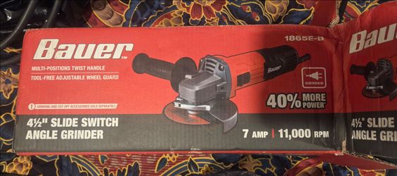 Bauer Angle Grinder