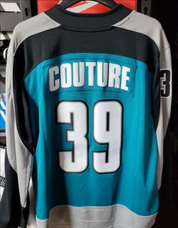 *NEW* Logan Couture #39 NHL Sharks Fanatics Breakway Home Jersey Size Medium  with Tags