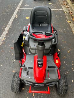 BRAND NEW  🔥 PRORUN 48V 13-HP Steel Deck Tractor Lawn Mower w/(4) 75 Ah Batteries & Charger
