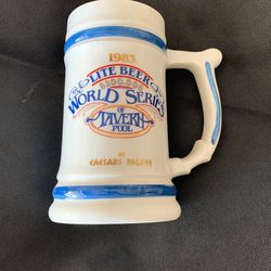 Miller Lite Beer Stein 1983 World Series of Pool