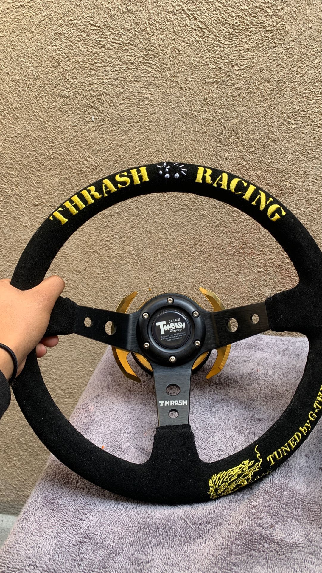 Thrash Racing Steering Wheel