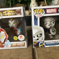 Set Of Marvel Funko Pops