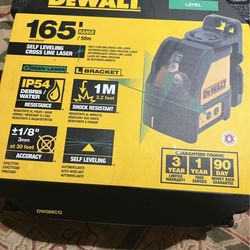 Dewalt green laser croos line