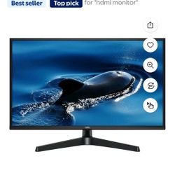 $60 OBO! "Pristine Cond." Onn 24" FHD (1920x1080p) 75hz Office Monitor w/ 6 ft. HDMI Cable (Black)