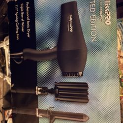 Babyliss Hair Dryer ,crimper And Curling Iron Set