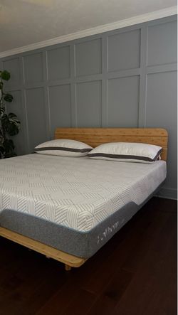 King size bed with mattress