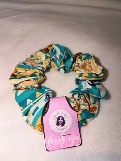 Hand made lion king scrunchie