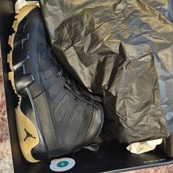 Size 13 Nike Air Jordan 9 Retro Boot in Black/Gum Light Brown