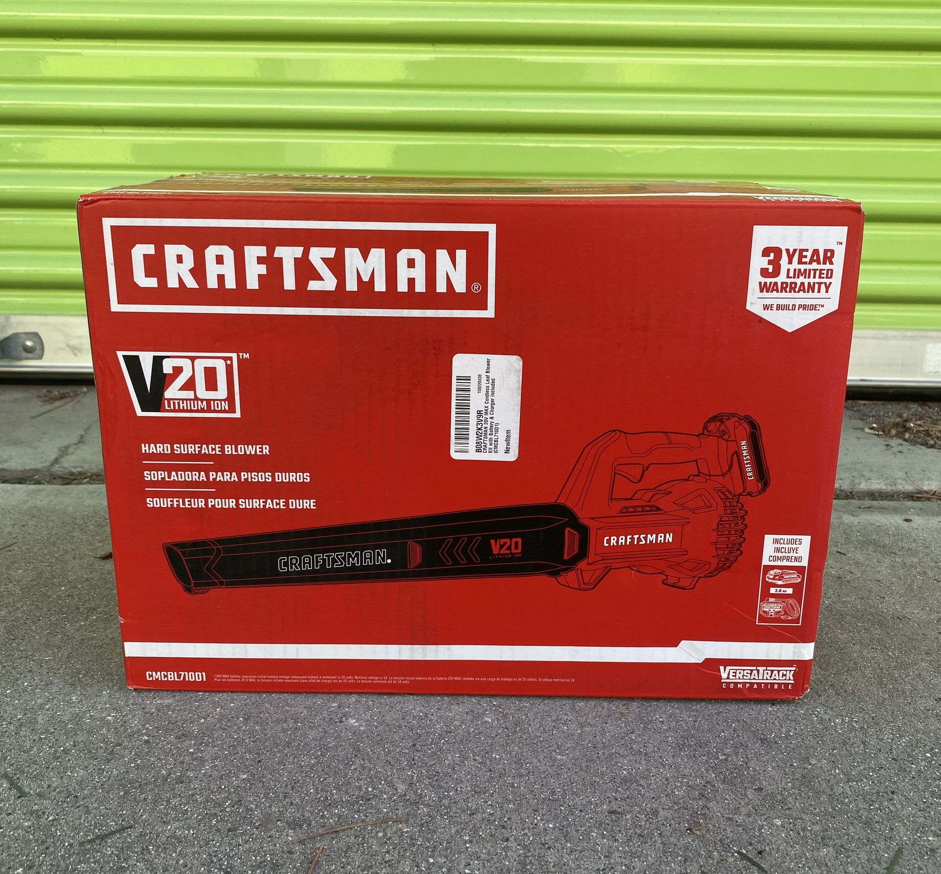 Craftsman 20V Cordless Leaf Blower Kit