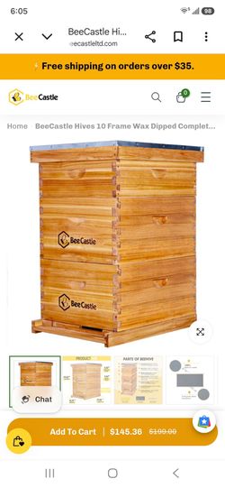 Bee castle 3 tier hive
