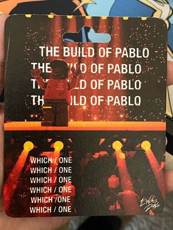 Life of Pablo Kanye west canvas don limited edition figure