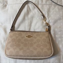 Coach Signature Canvas Small Shoulder Bag