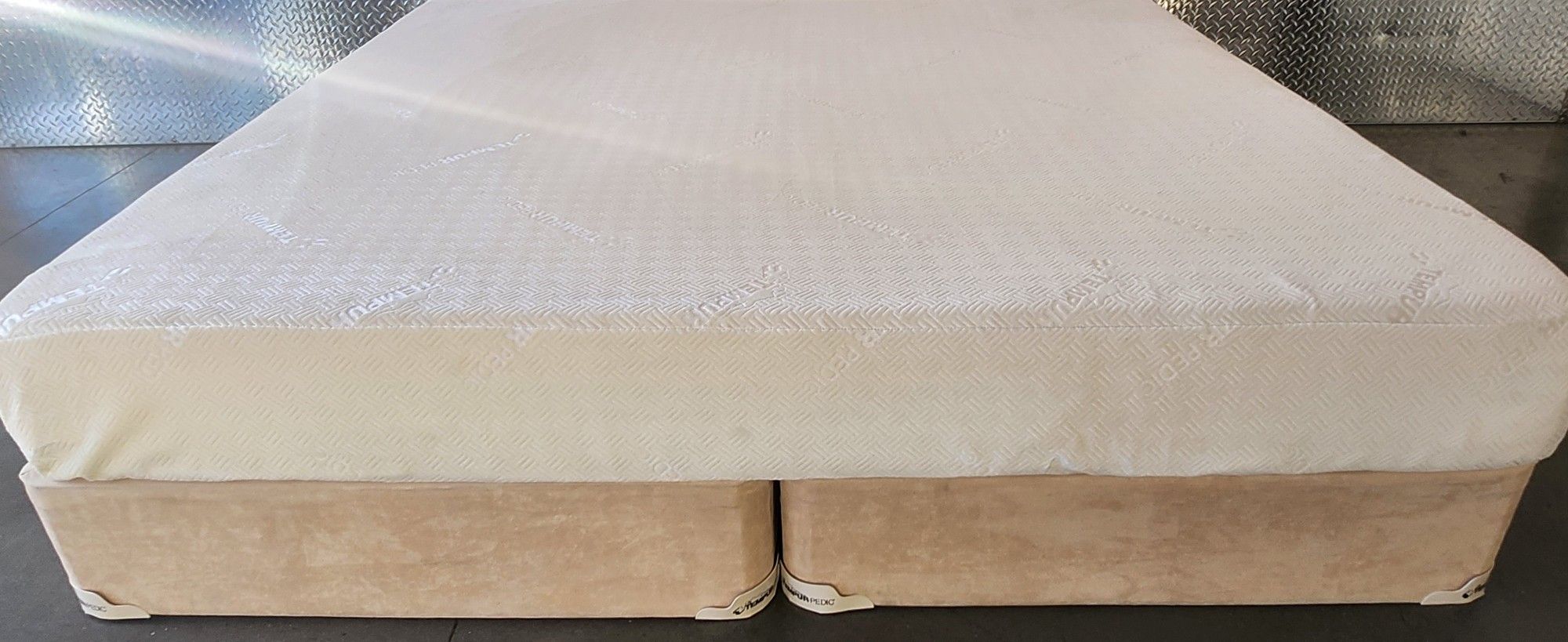 King Size Tempurpedic Mattress Split Box Springs & Bed Frame Optional