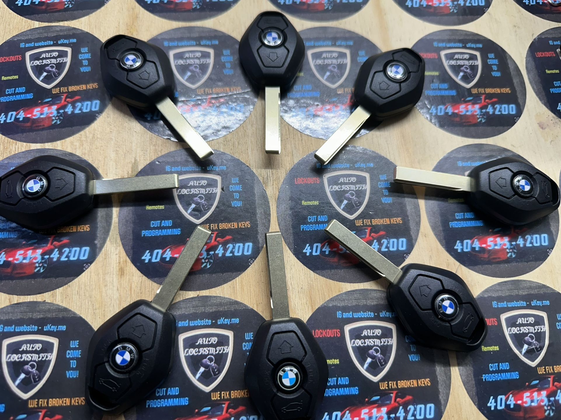 BMW Turn Key Fobs - New/uncut