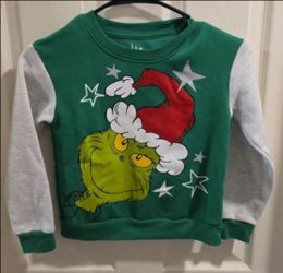 The Grinch Kids' Holiday Sweatshirt Size Small