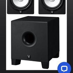 Brand New Yamaha HS8 Powered Studio Monitors And Subwoofer!!!