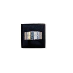 Size 8 Silver Toned BLD She Can Do All Things Thick Band