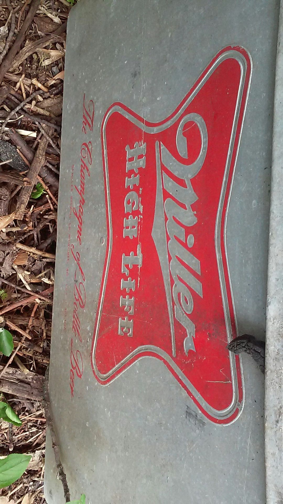 Miller High Life aluminium cooler