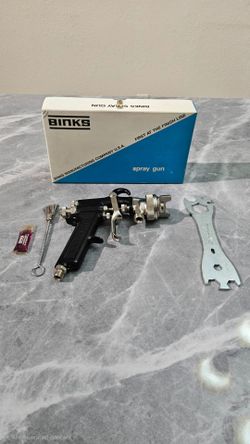 Binks Spray Gun with Accessories Model 7