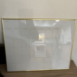 Dry Erase Calendar 