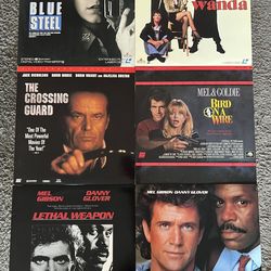Laserdisc Movies: Blue Steel, A Fish Called Wanda, The Crossing Guard, Bird On A Wire, Lethal Weapon 1 & 2