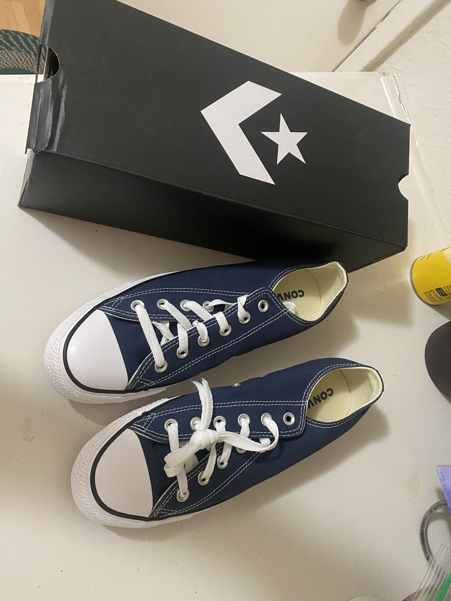 Converse Unisex Chuck Taylor All Star Ox Low Top Navy Sneakers shoes