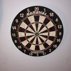 Narwhal Dart Board (Never Used)