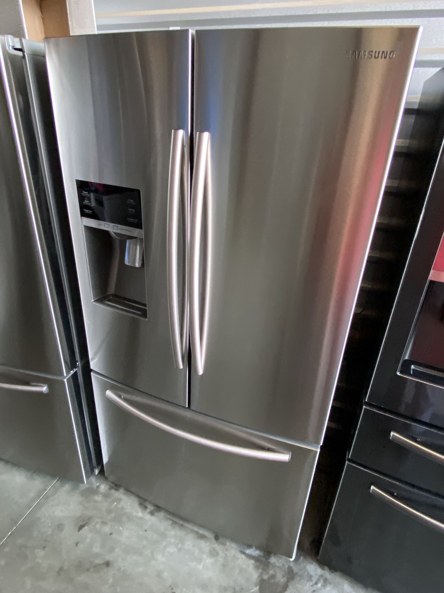 Samsung Refrigerator French Door Stainless Steel Counter Depth