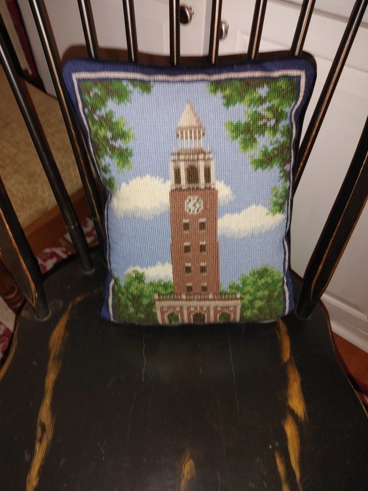 UNC Chapel Hill bell Tower Pillow