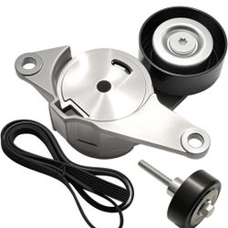 Serpentine Belt Tensioner Drive Component Kit For GMC Terrain 3.0L 2010-2012