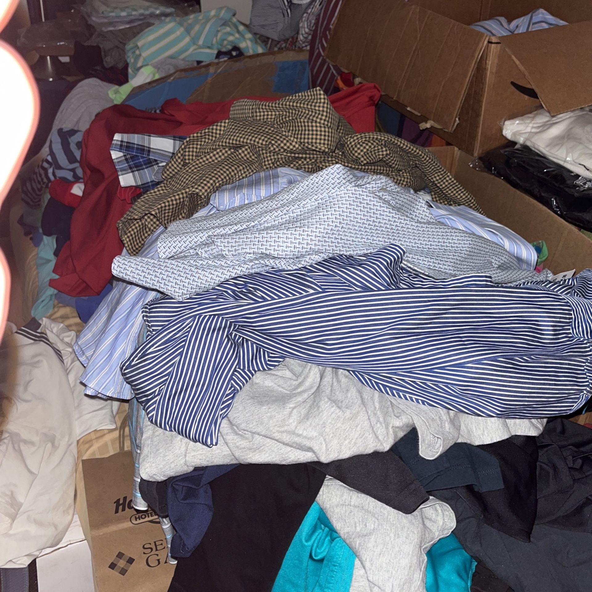 Lot Of 50 Or 100 Designer Mens Clothes For Resellers