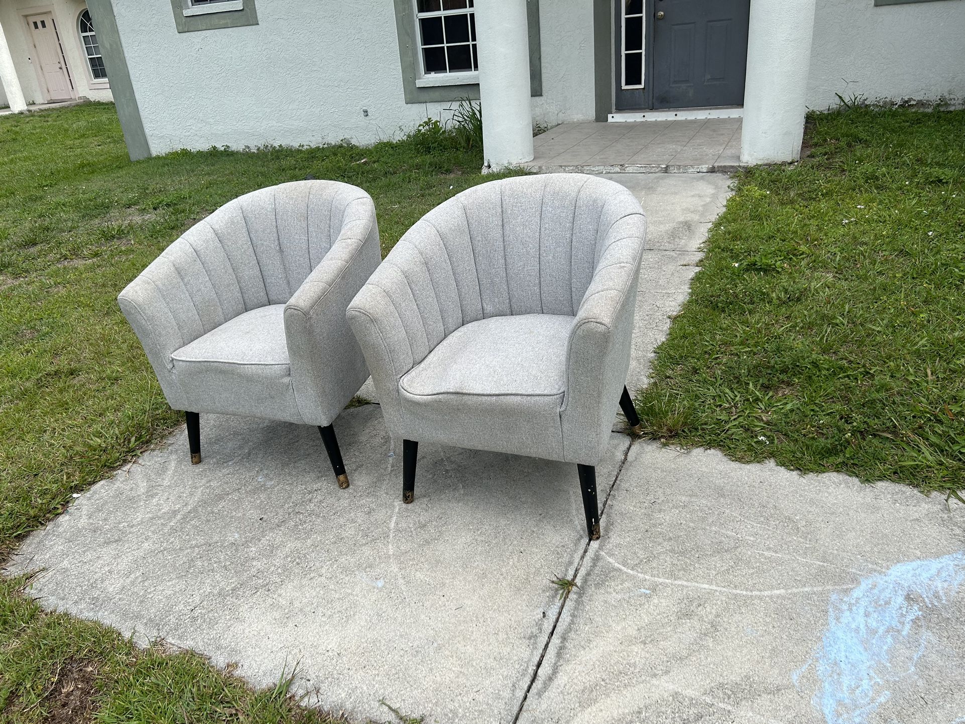 Modern Accent Chairs (2)