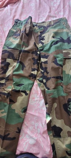 Woodland Camo Military Cargo Pants
