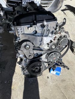 Pulled Car Engine with Accessories