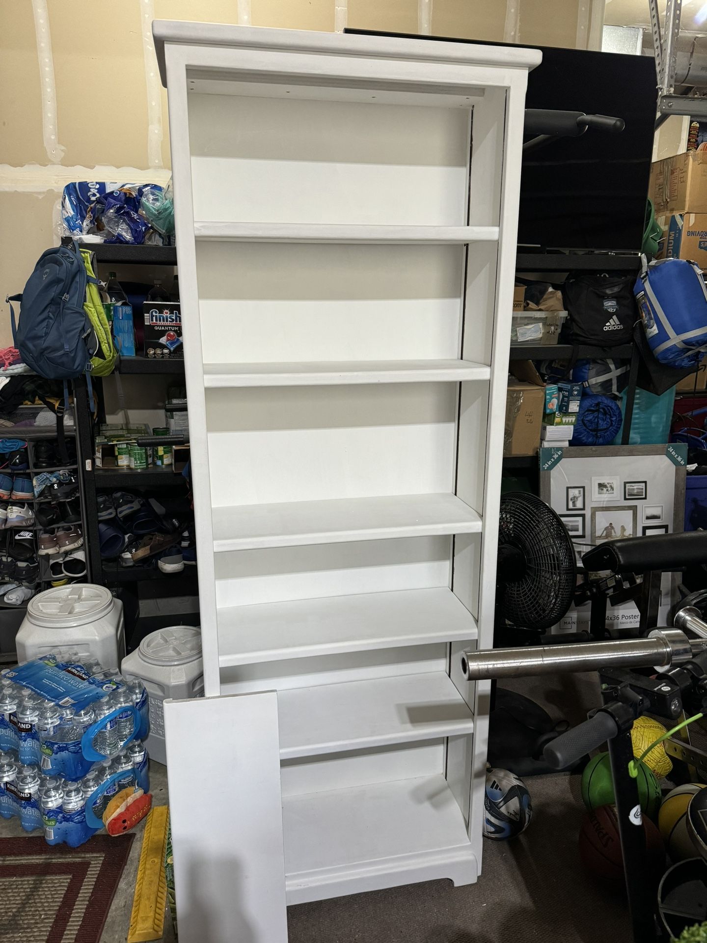 7ft Tall Wood Book Shelf