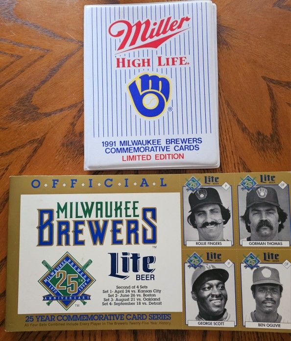 Milwaukee Brewers Baseball Card Sets