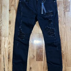 Amiri Jeans Triple Black Size 34 Brand New