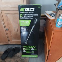 EGO Never Used Powerload 56v 15" Battery String Trimmer