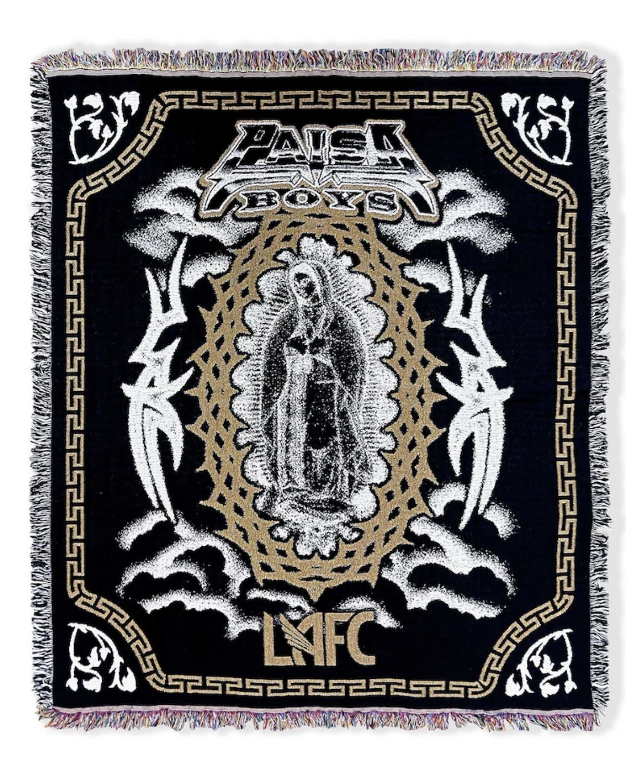 LAFC PAISA BOYS BLANKET VIRGEN DE GUADALUPE PAISABOYS 50 X 60