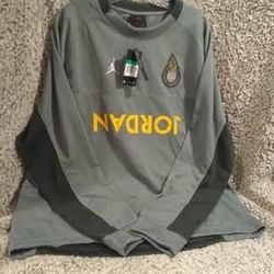 New mens jordan  long sleeve jersey sz xl