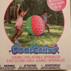 POOLCANDY JUMBO INFLATABLE SPRINKLER 28"  