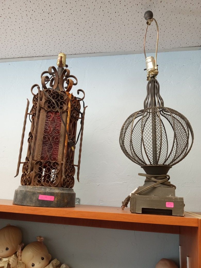 Vintage Metal Lamps
