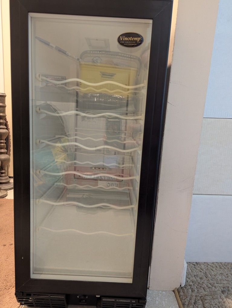 FREE Vinotemp Wine Refrigerator (Needs work, see description)